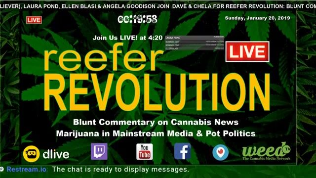 Reefer Revolution LIVE! Sundays Blunt Commentary on Cannabis News, Pot Politics & Marijuana Media