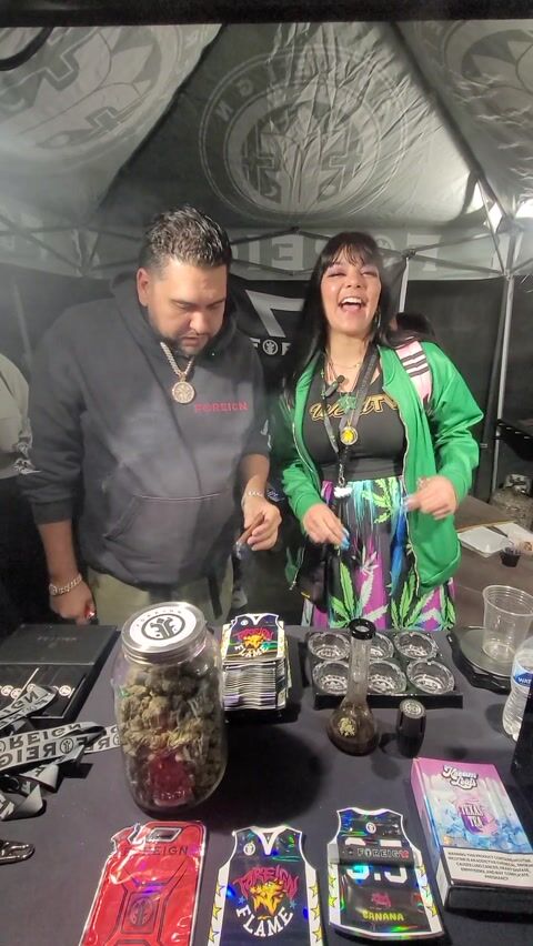 BIG Foreign with WeedTv to #TNTTHATENERGY at Smokin Loud