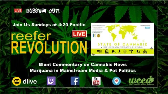 Reefer Revolution LIVE! Sundays Blunt Commentary on Cannabis News, Pot Politics & Marijuana Media