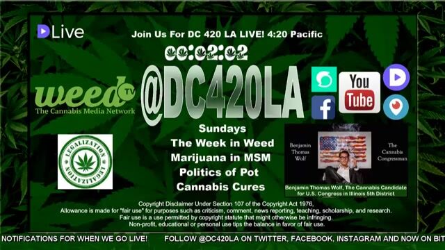DC420LA - Dave went live with a Special 420 Announcement