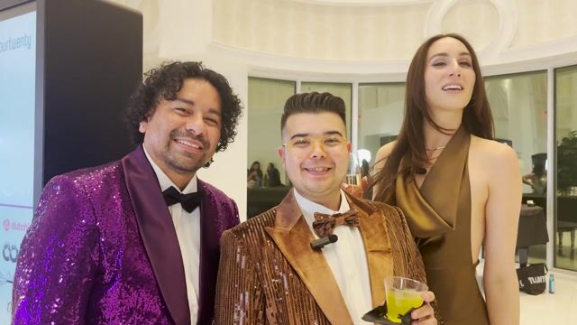 Brandon with Curaleaf, Leah with Seed Talent, Creator Angel and Blunt Brunch
