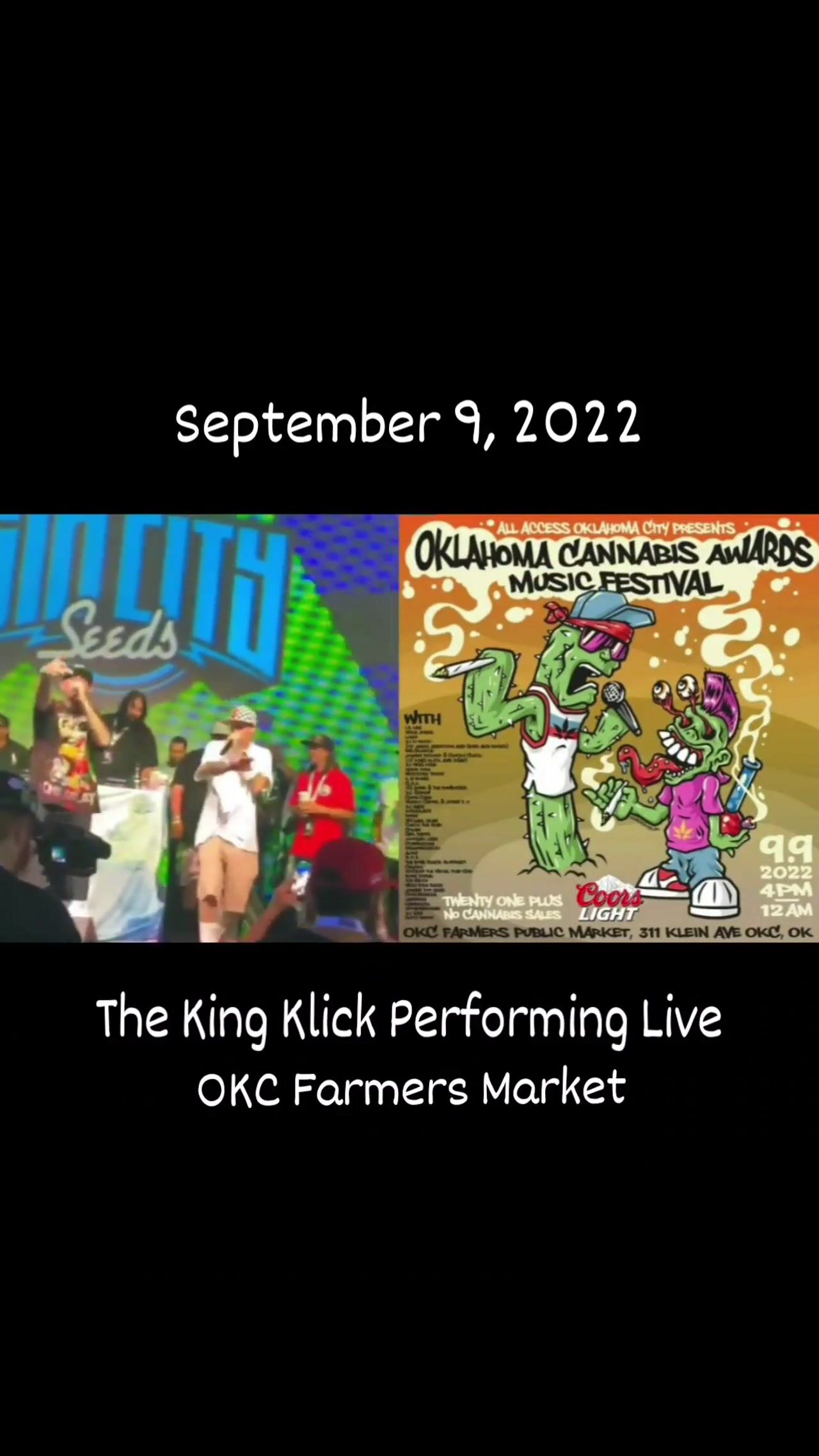 King Klick performing live