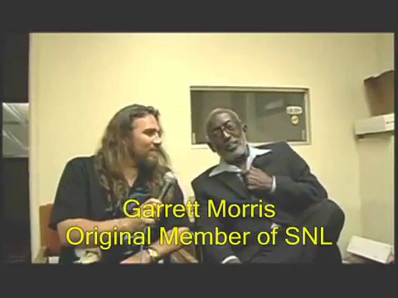 Jeffrey has a blast with Garrett Morris of the early 80's SNL