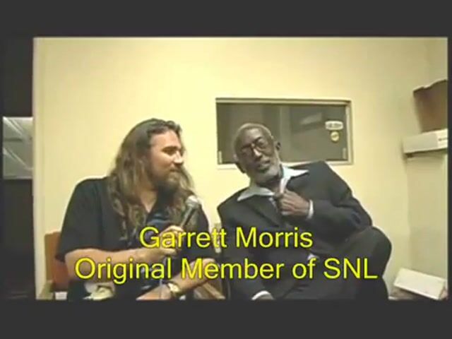 Jeffrey has a blast with Garrett Morris of the early 80's SNL