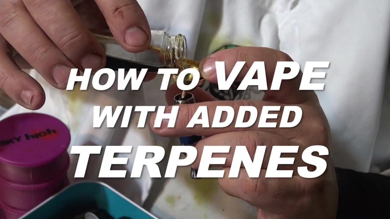 How to VAPE with Added TERPENES by Cannabis Frontier