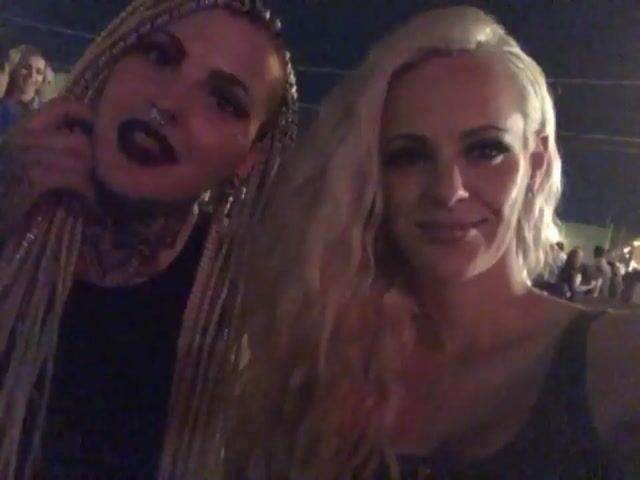 Ali and Jesabella Marie at First Friday!