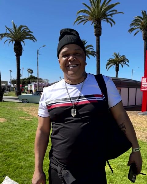 Hazey of Black Cannabis Magazine at Hall of Flowers in Ventura CA