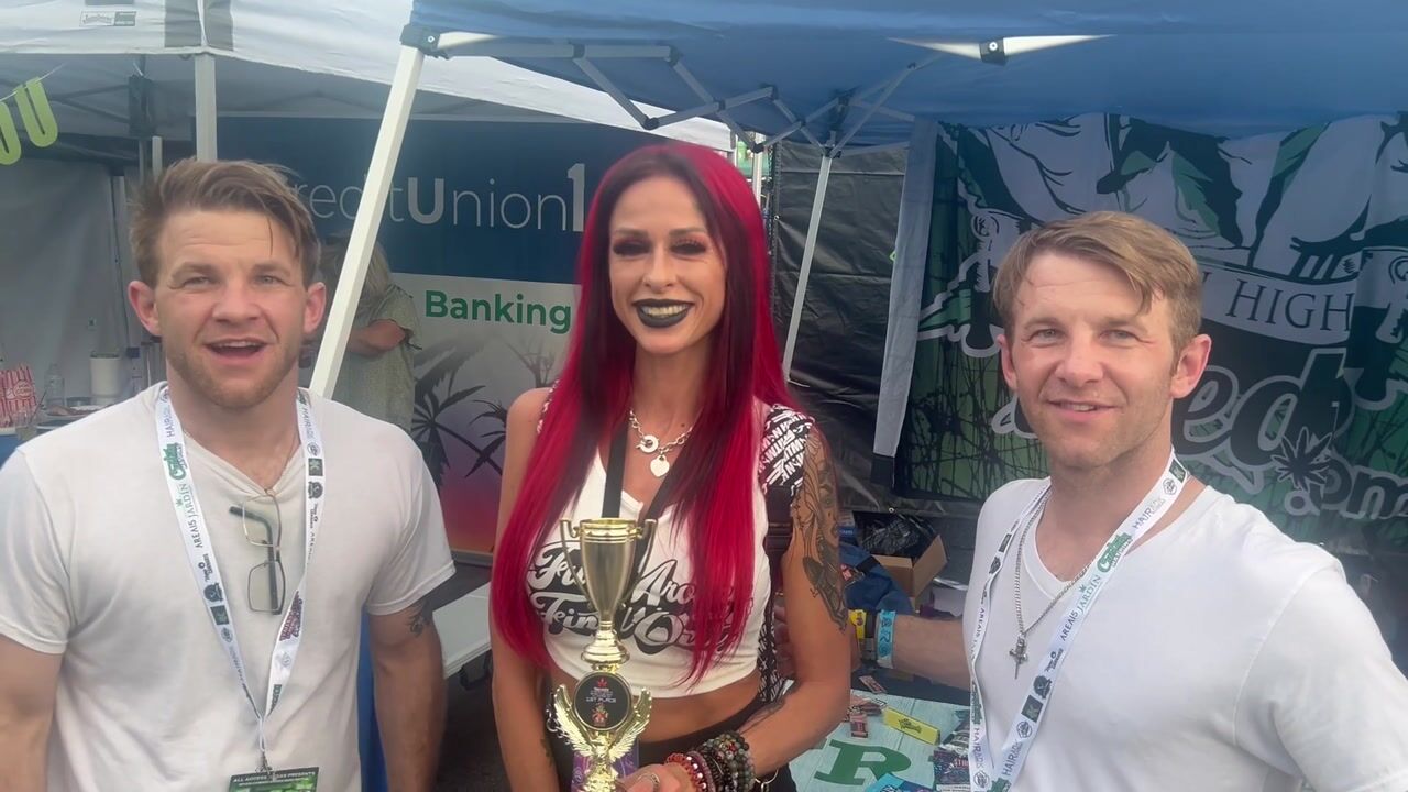 #1 Cannabis Hairstylist Rachel Red and The Malfettones