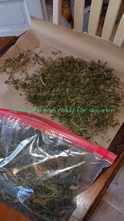 Getting the Trim Ready to be DeCarbed