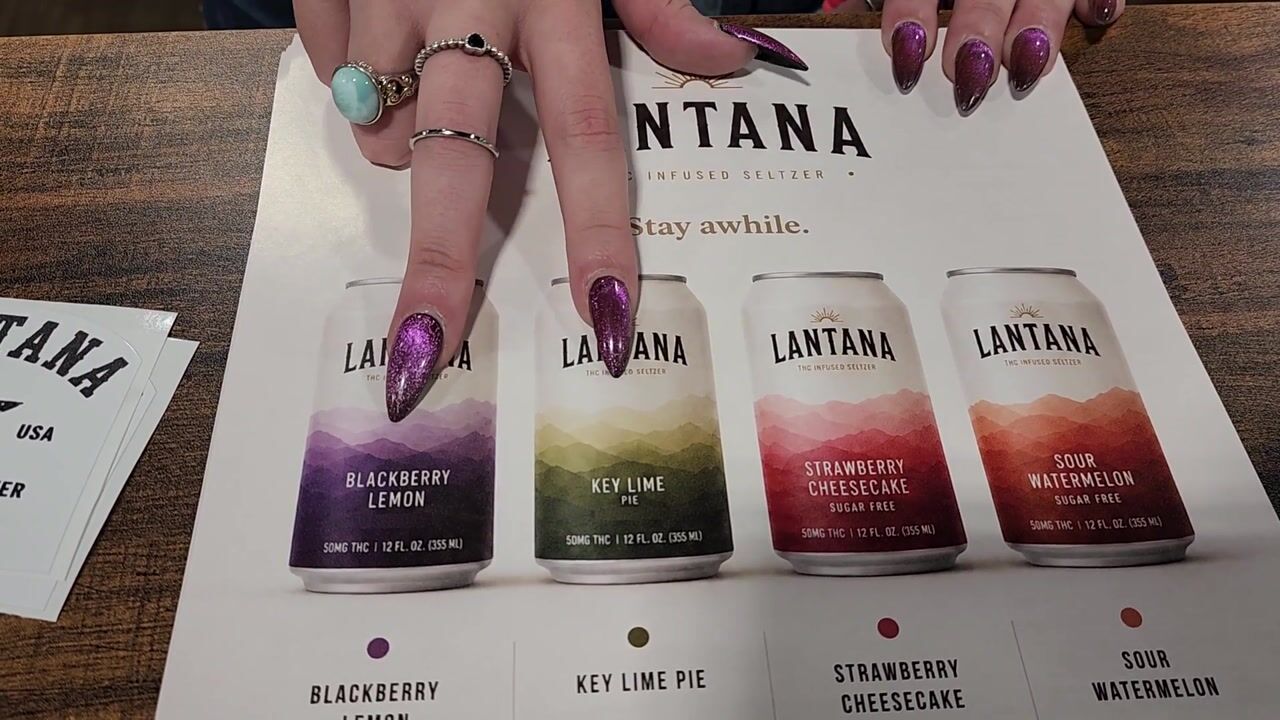 Lantana infused beverage
