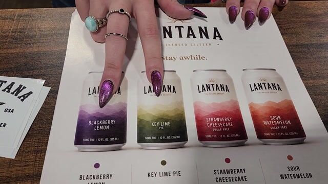 Lantana infused beverage