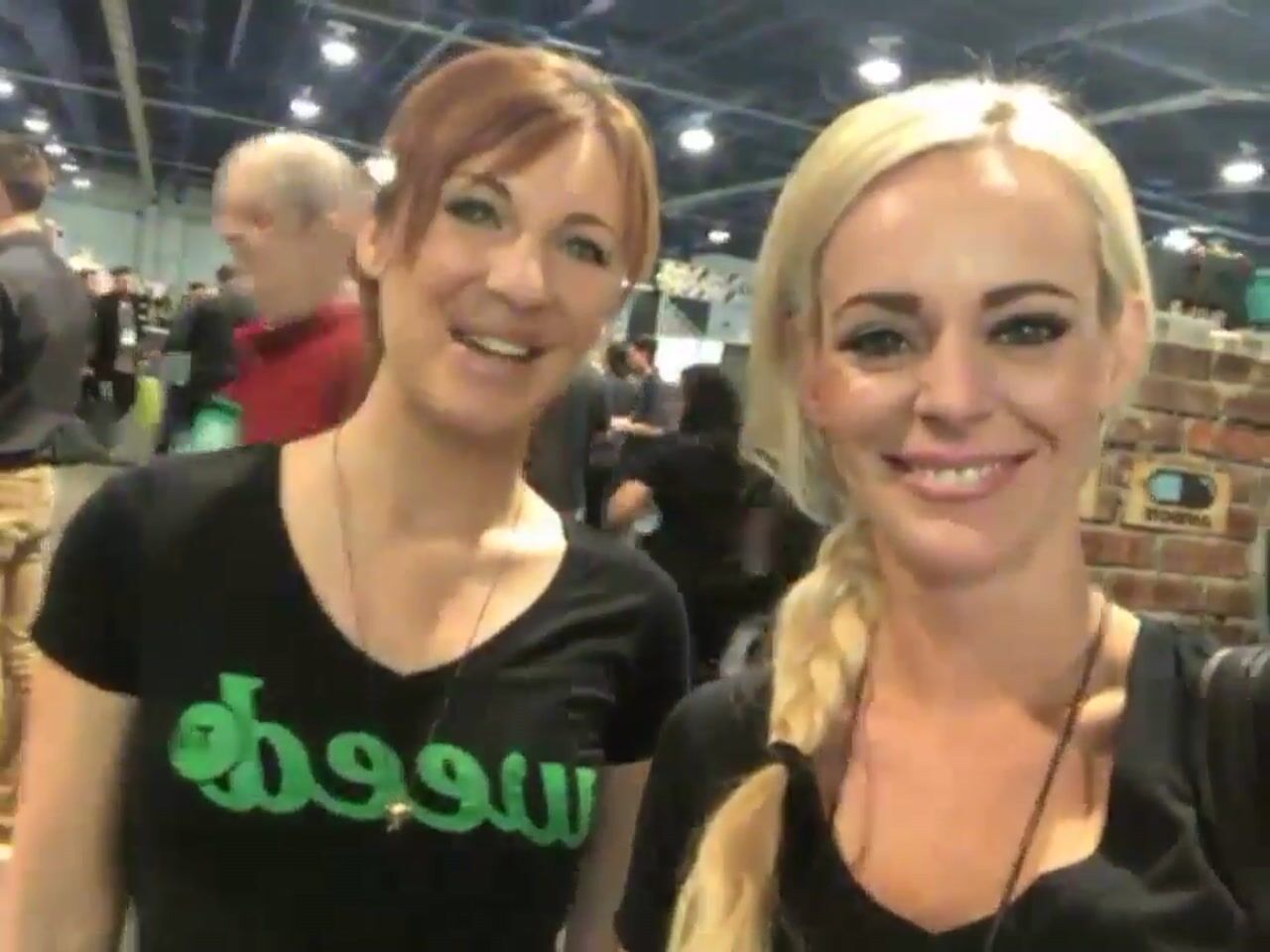 Ali and Kelly stop by BURN BUD at Champs!