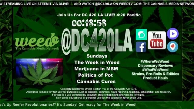 [40] @DC420LA The Week in Weed: Blunt Cannabis Commentary Marijuana Media Pot Politics