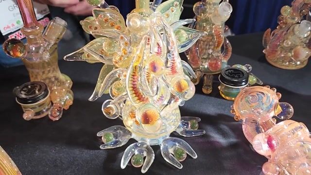Glass made with gold: Moose and Fire