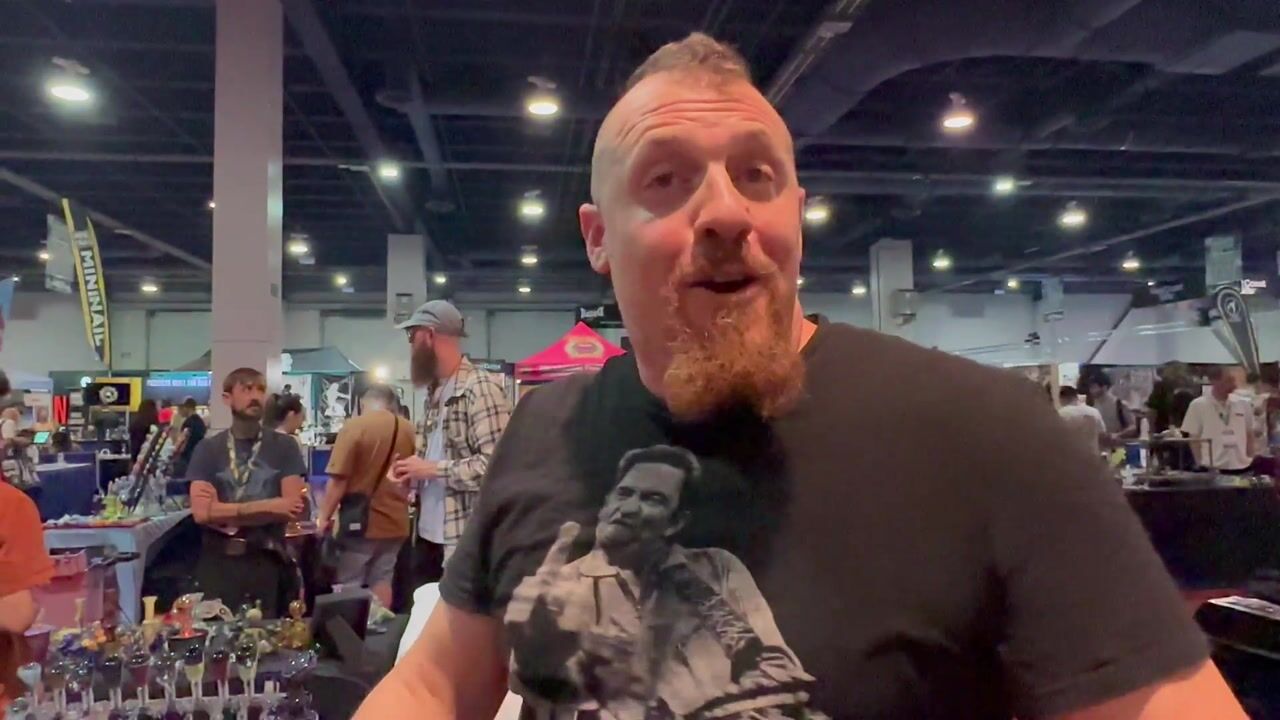 Sir Pyro Glass in Las Vegas at Champs