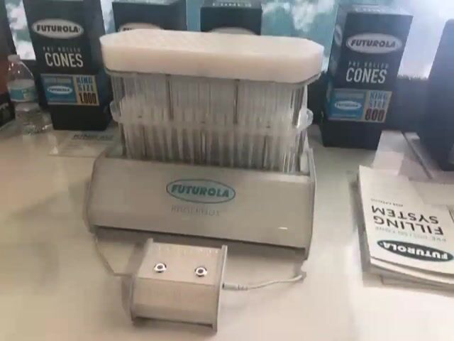 Ms WeedTV Ali Morris is with Futurola at Champs