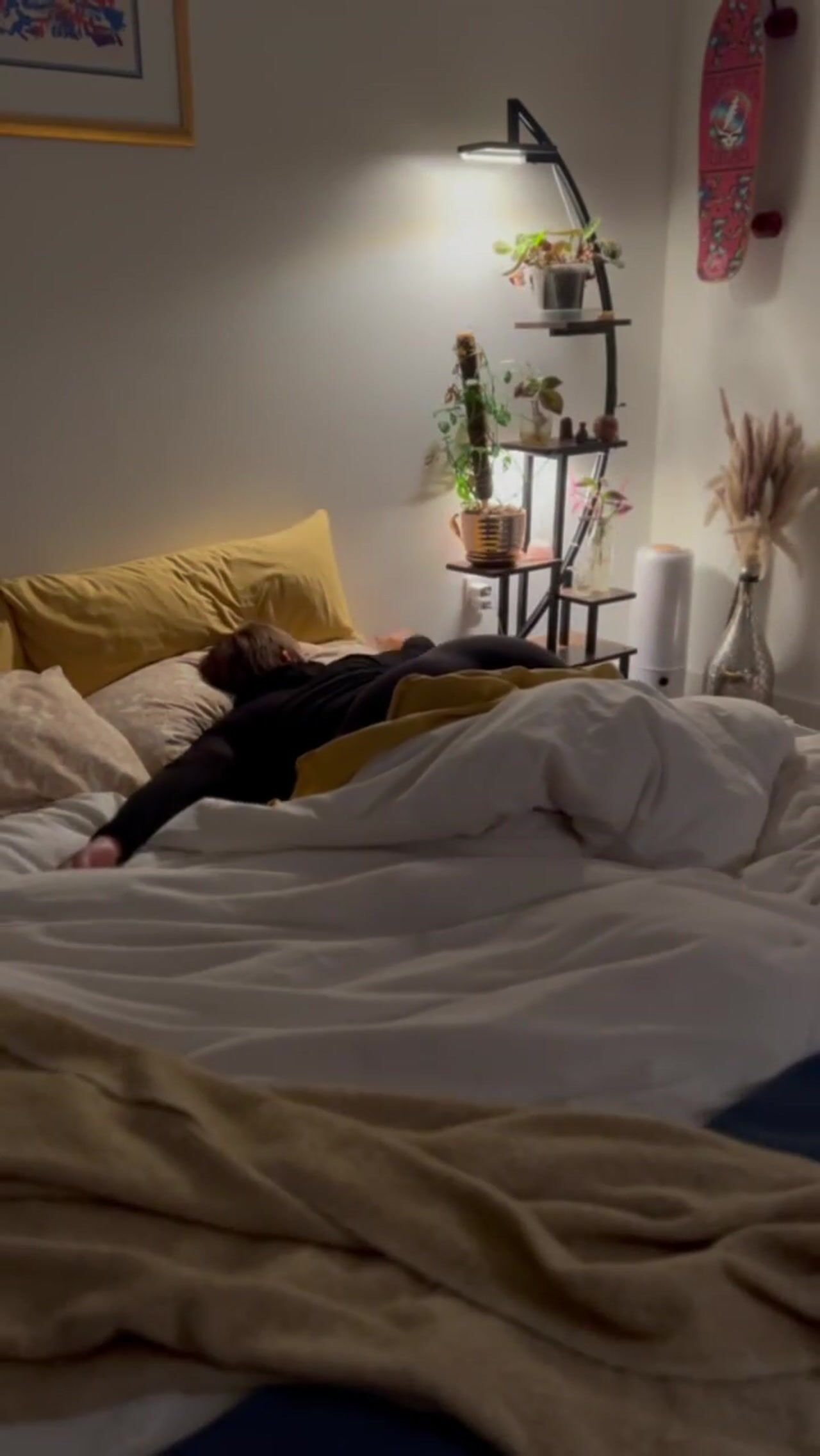 Risa wakes up to "Party in a Box"