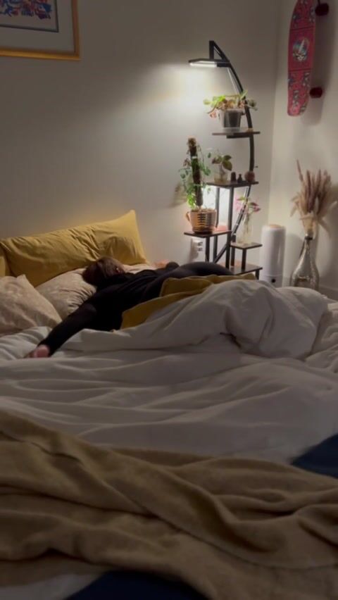 Risa wakes up to "Party in a Box"