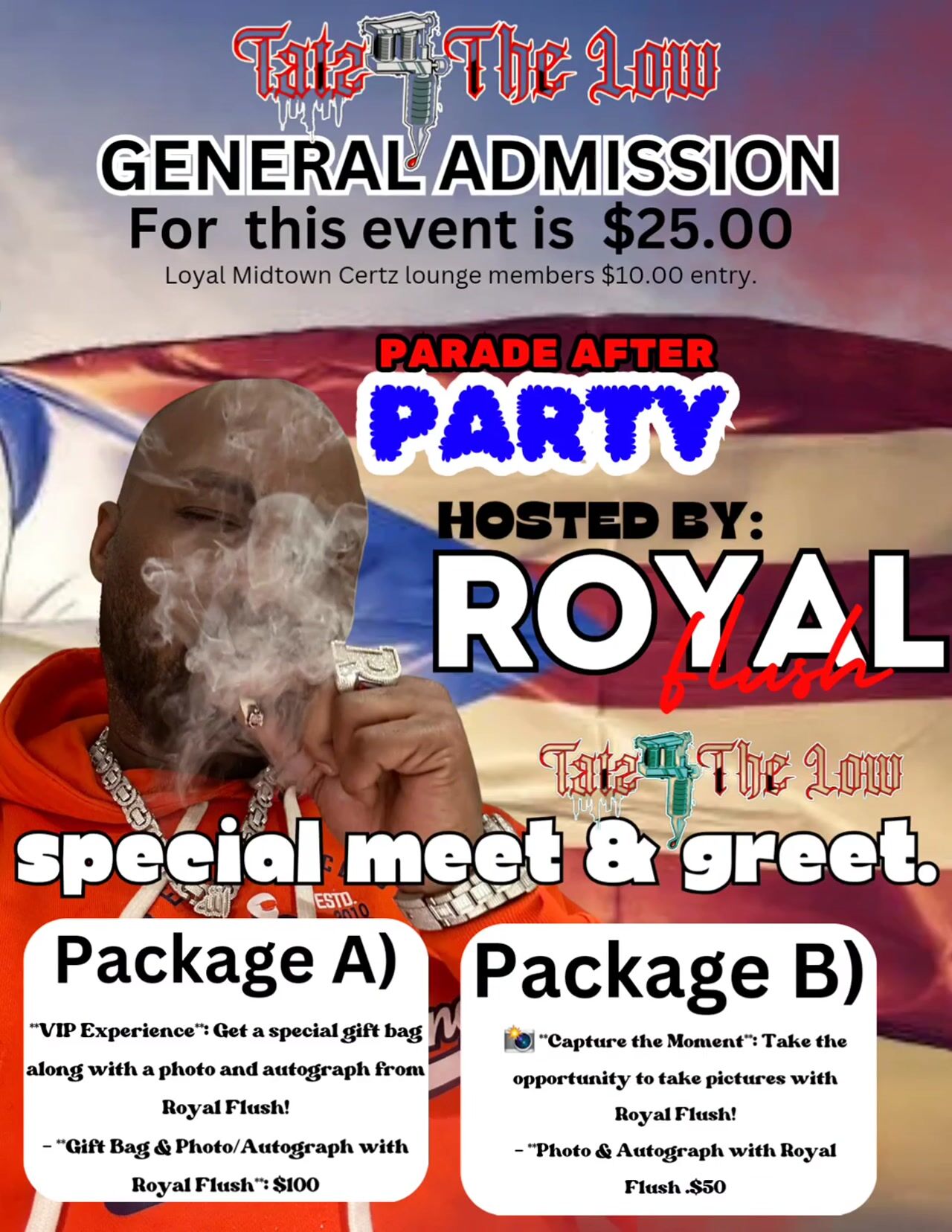 After parade party