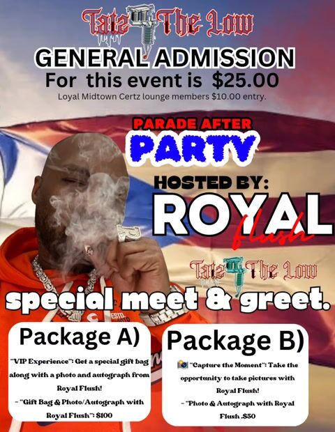 After parade party