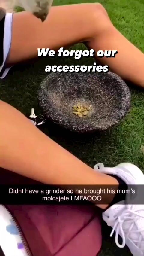 We forgot our accessories