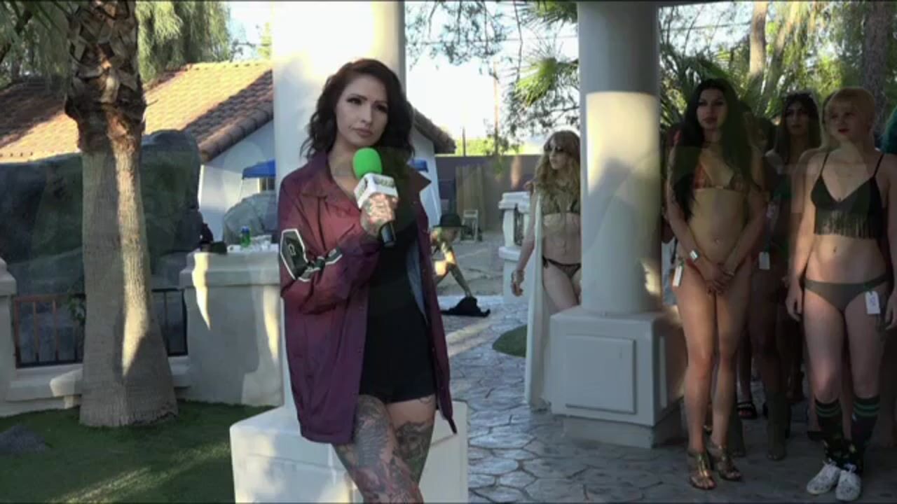 Angela Mazzanti hosts this Bikini Contest with Stacey Linde Disney