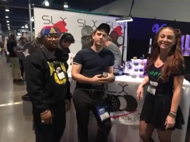 The Love Fairy sprinkled her dust at the SLX Booth