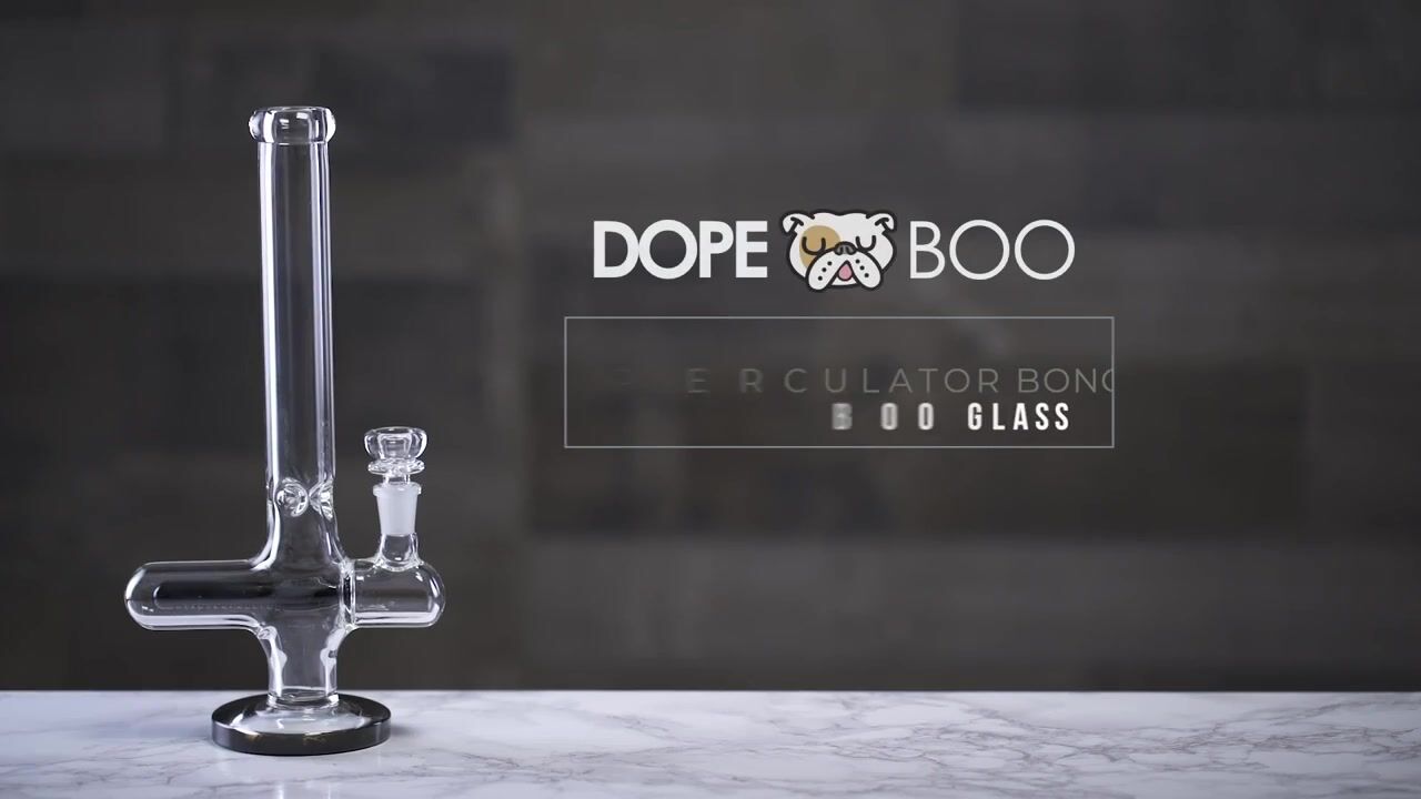 DopeBoo: Boo Glass 11" Inline Perc Bong